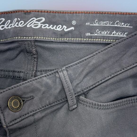 EDDIE BAUER Women’s 2 Gray Skinny Ankle Jeans - Picture 4 of 4